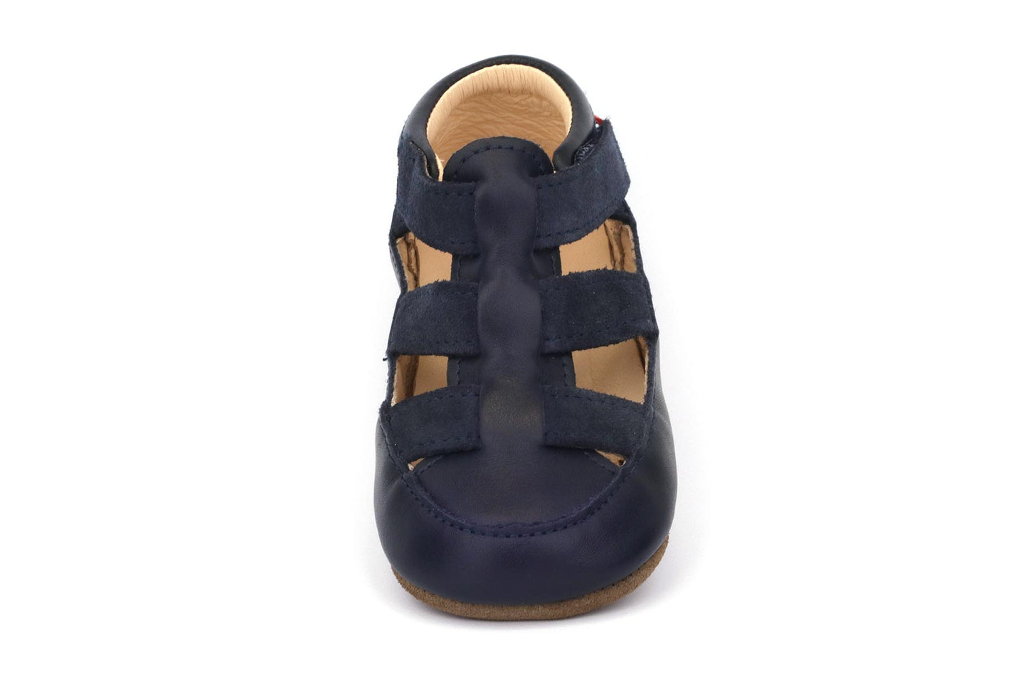 Obex Helis pantofole bambini in pelle antiscivolo per asilo e casa – Blu scuro