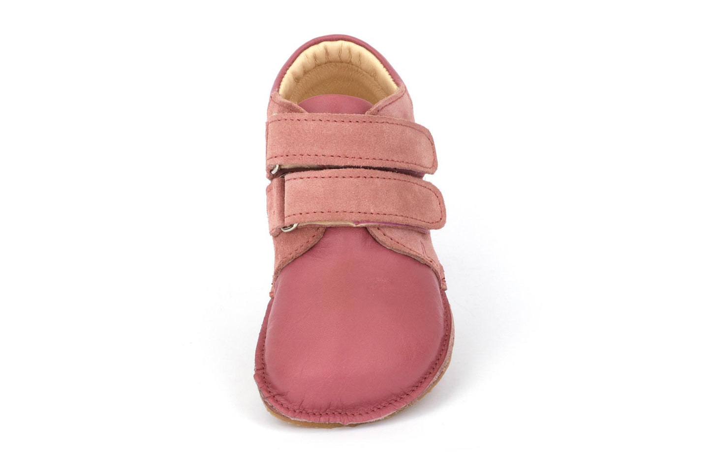 Obex Frizo stivaletti bambini in pelle antiscivolo – Lampone