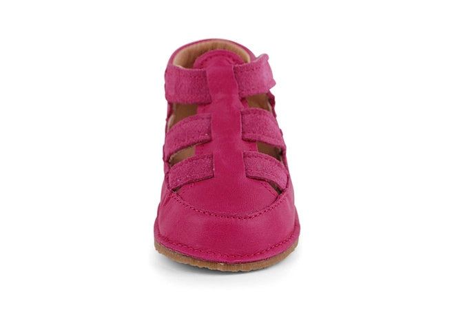 Obex Helis sandali bambini in pelle antiscivolo per estate e asilo – Rosa