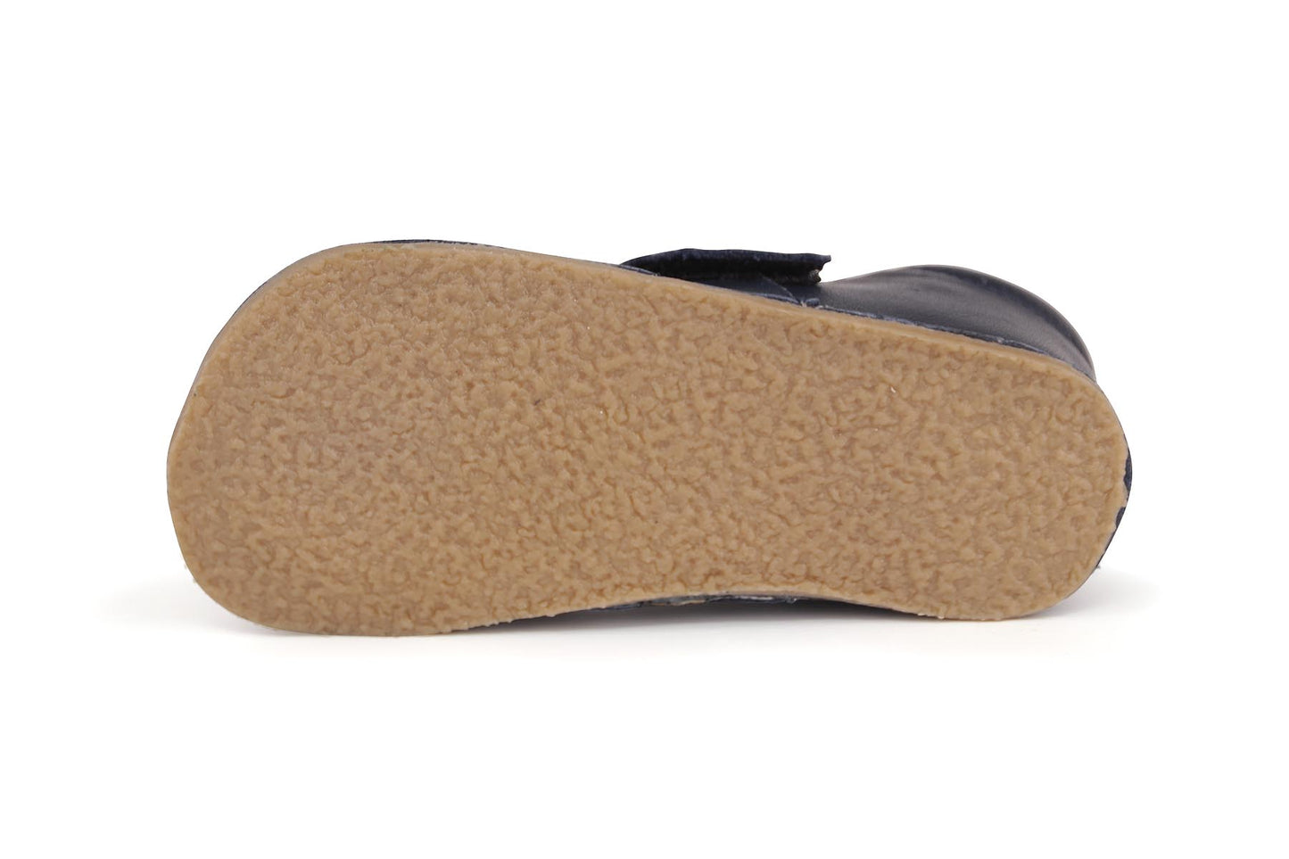 Obex Toby scarpe bambini in pelle antiscivolo per asilo e tempo libero – Blu scuro