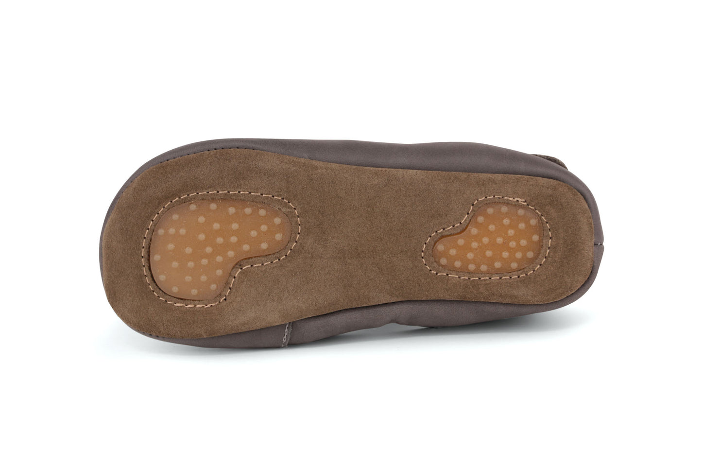 Obex Helis pantofole bambini in pelle antiscivolo per asilo e casa – Grigio