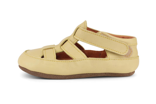Obex Helis pantofole bambini in pelle antiscivolo per asilo e casa – Burro