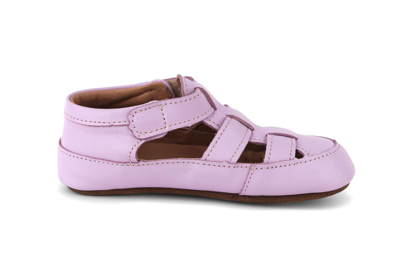 Obex Helis Largo pantofole bambini in pelle per asilo e casa – Lilla
