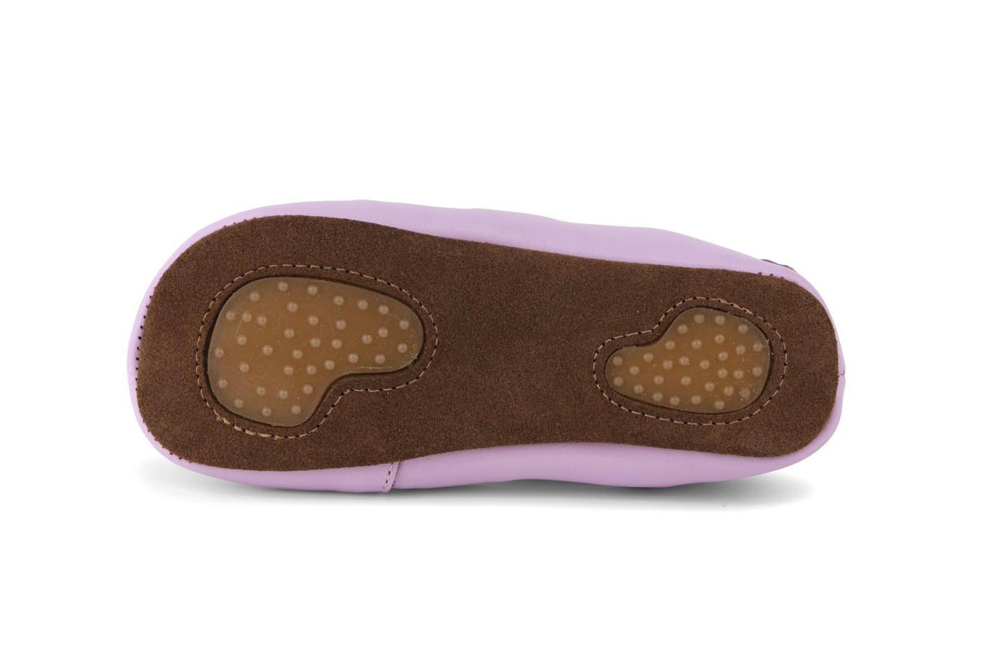 Obex Helis pantofole bambini in pelle antiscivolo per asilo e casa – Lilla