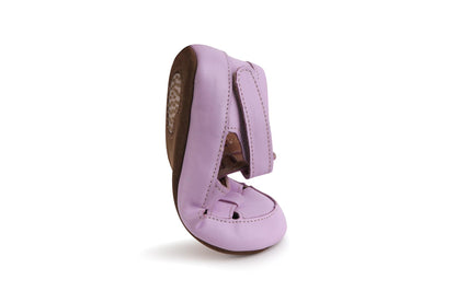 Obex Helis pantofole bambini in pelle antiscivolo per asilo e casa – Lilla