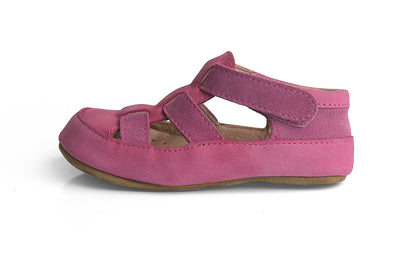 Obex Helis pantofole bambini in pelle antiscivolo per asilo e casa – Orchidea