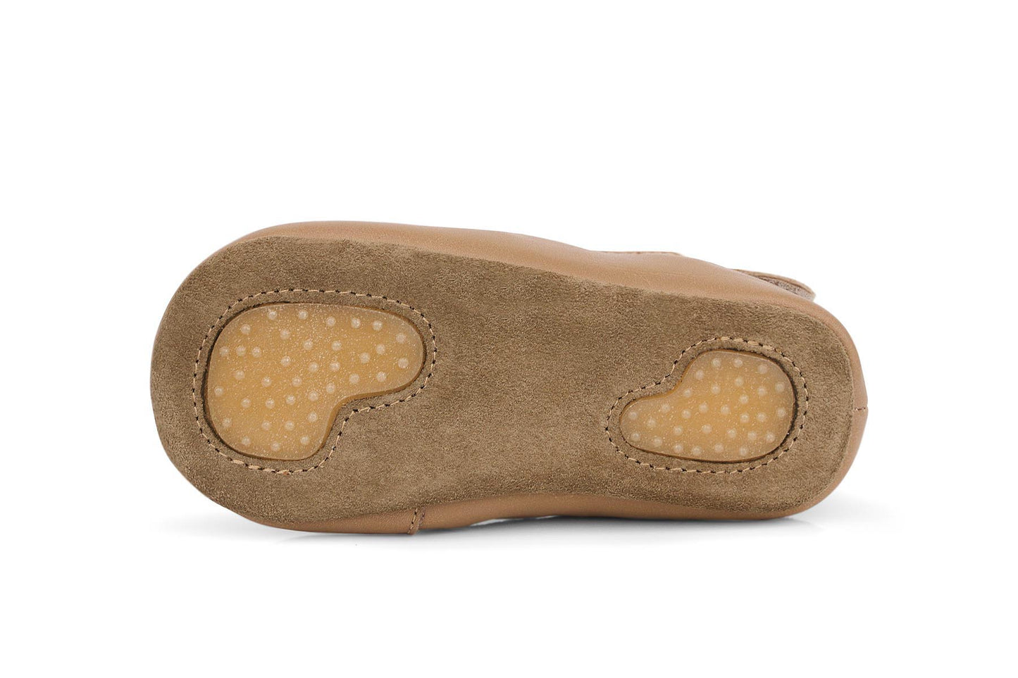 Obex Helis pantofole bambini in pelle antiscivolo per asilo e casa – Nocciola