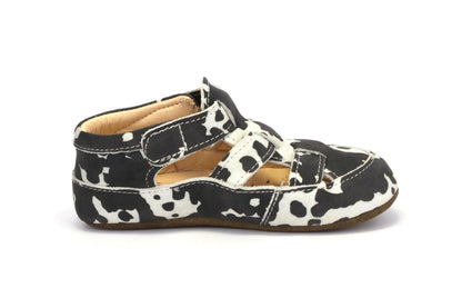 Obex Helis pantofole bambini in pelle antiscivolo per asilo e casa – Milky