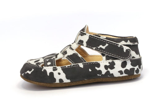 Obex Helis pantofole bambini in pelle antiscivolo per asilo e casa – Milky