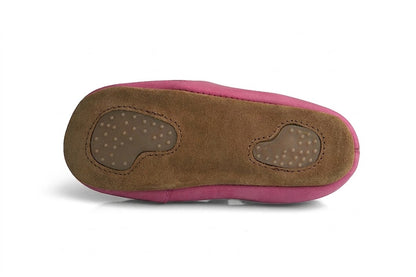 Obex Helis pantofole bambini in pelle antiscivolo per asilo e casa – Orchidea
