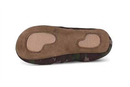 Obex Helis pantofole bambini in pelle antiscivolo per asilo e casa – Mimetico