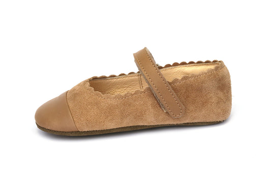 Obex Balerina Interno ballerine bambina in pelle antiscivolo – Biscotto