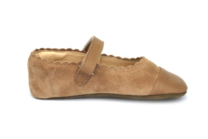 Obex Balerina Interno ballerine bambina in pelle antiscivolo – Biscotto