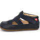 Obex Helis Largo pantofole bambini in pelle per asilo e casa – Blu scuro