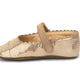 Obex Balerina Interno ballerine bambina in pelle antiscivolo – Oro champagne