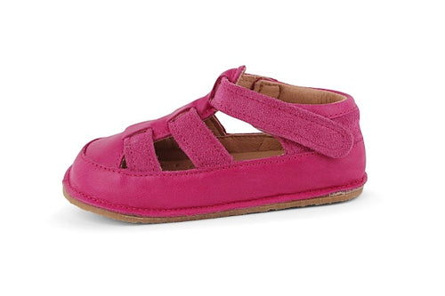 Obex Helis sandali bambini in pelle antiscivolo per estate e asilo – Rosa