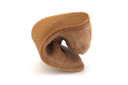 Obex Balerina Esterno ballerine bambina in pelle antiscivolo – Biscotto