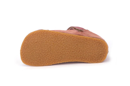 Obex Balerina Esterno ballerine bambina in pelle antiscivolo – Lampone