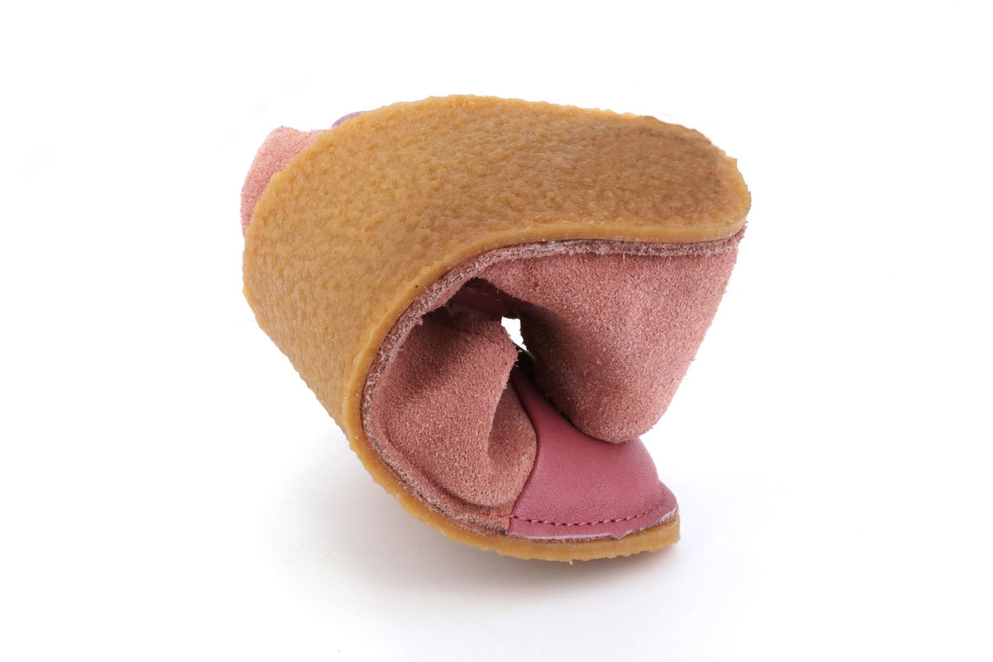 Obex Balerina Esterno ballerine bambina in pelle antiscivolo – Lampone