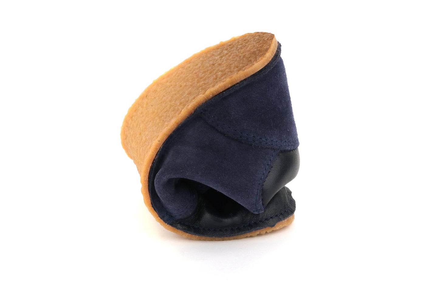 Obex Frizo stivaletti bambini in pelle antiscivolo – Blu scuro