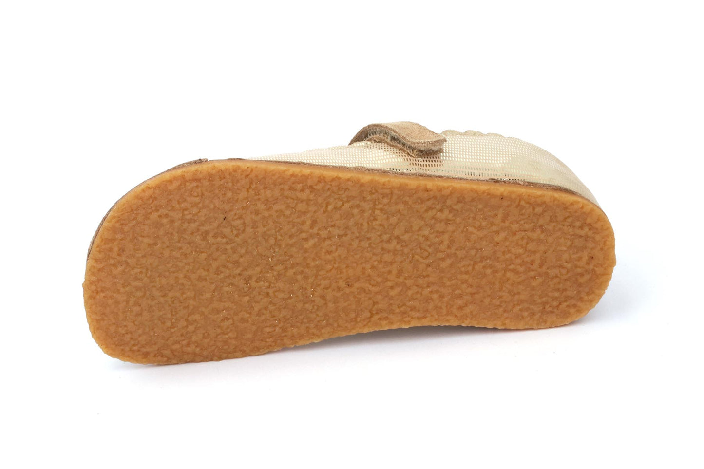 Obex Balerina Esterno ballerine bambina in pelle antiscivolo – Oro champagne
