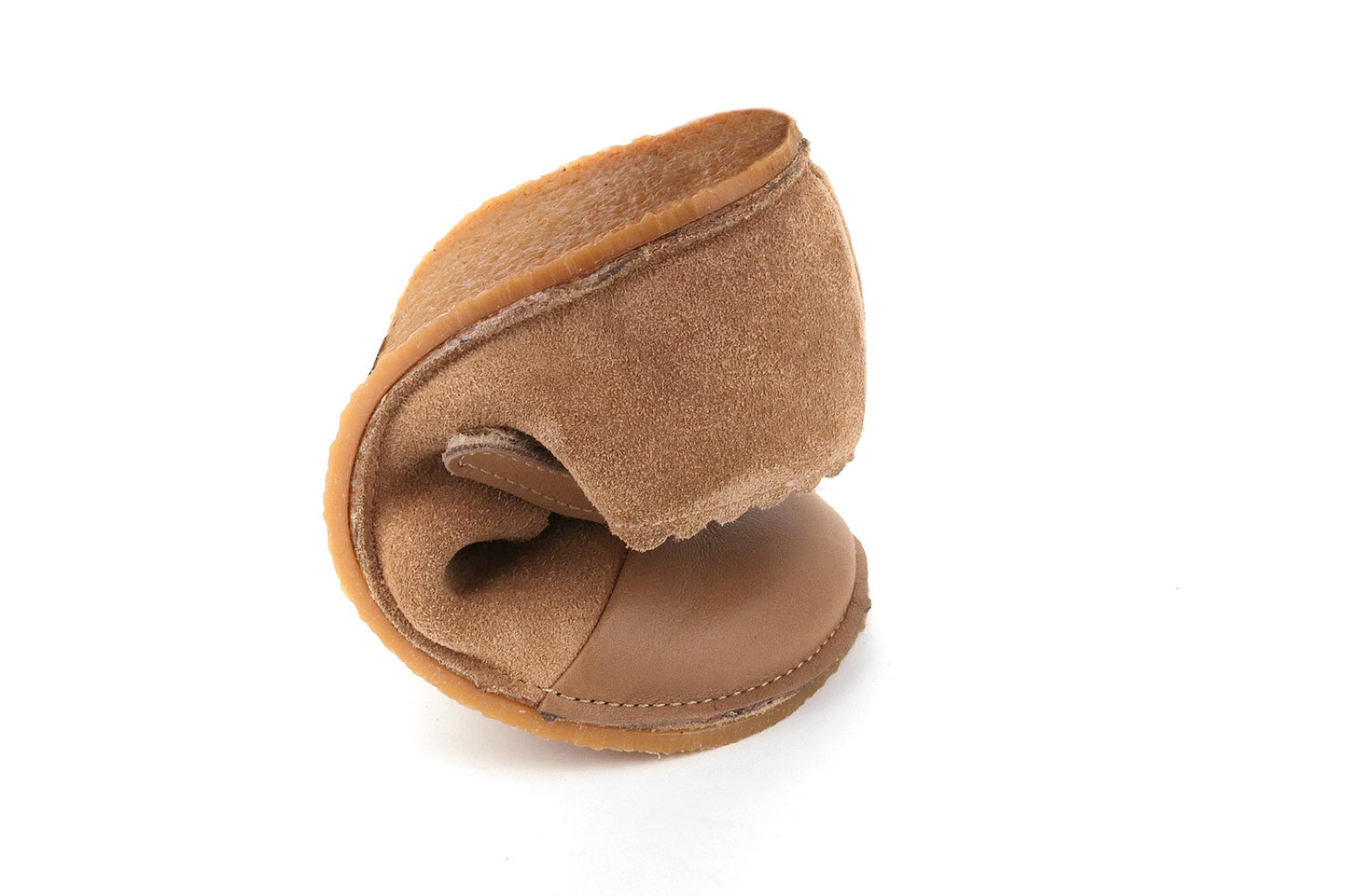 Obex Bliz stivaletti bambini in pelle antiscivolo – Sabbia