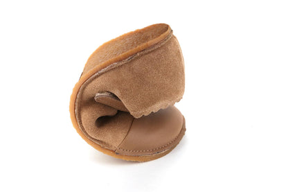 Obex Bliz stivaletti bambini in pelle antiscivolo – Sabbia
