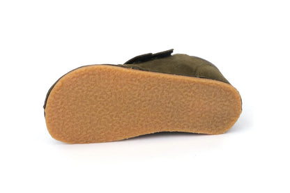 Obex Frizo stivaletti bambini in pelle antiscivolo – Verde oliva