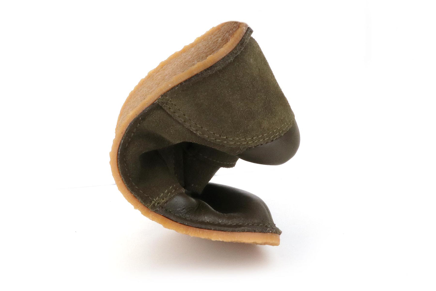 Obex Frizo stivaletti bambini in pelle antiscivolo – Verde oliva