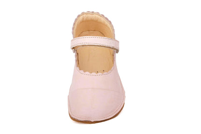 Obex Balerina Esterno ballerine bambina in pelle antiscivolo – Rosa cipria
