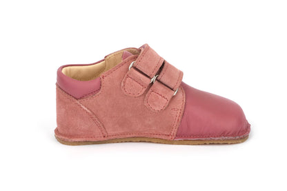 Obex Frizo stivaletti bambini in pelle antiscivolo – Lampone