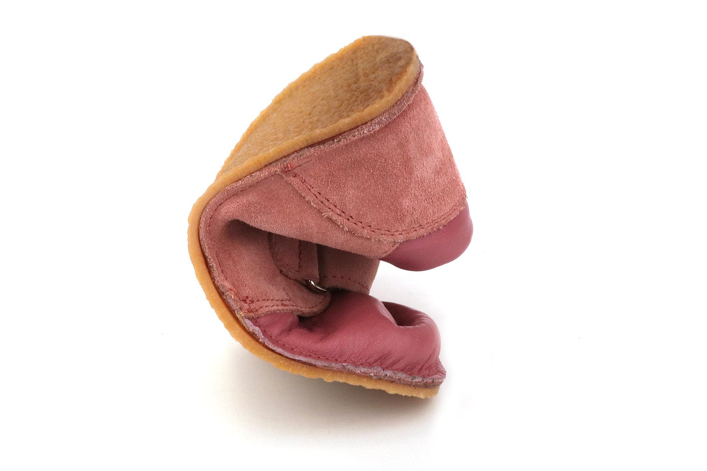 Obex Frizo stivaletti bambini in pelle antiscivolo – Lampone
