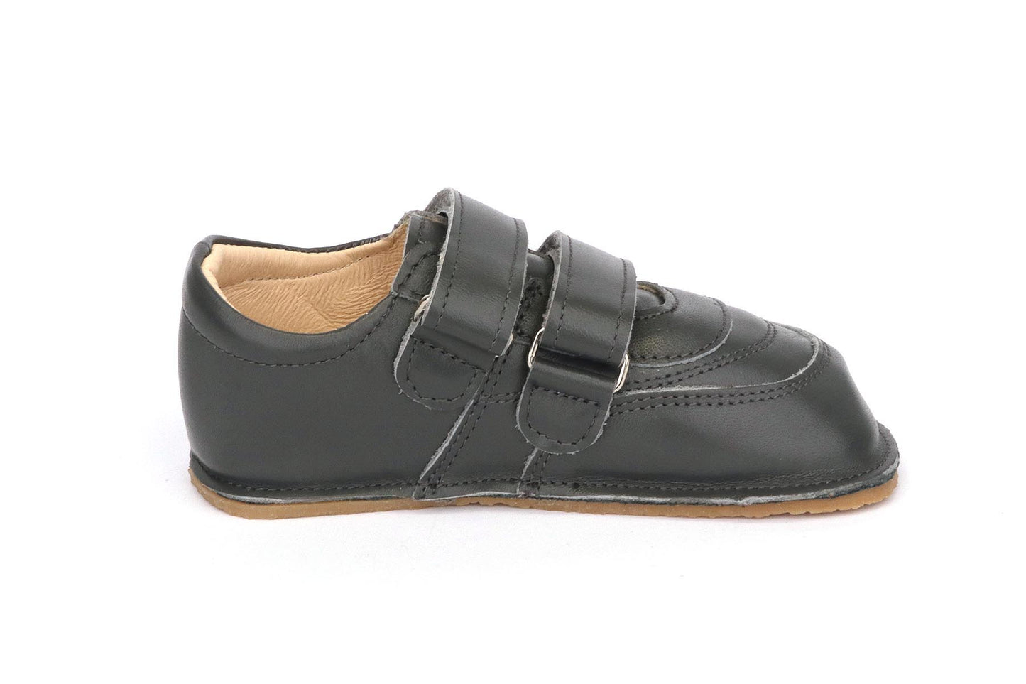 Obex Loko scarpe bambini in pelle antiscivolo per asilo e tempo libero – Verde bottiglia