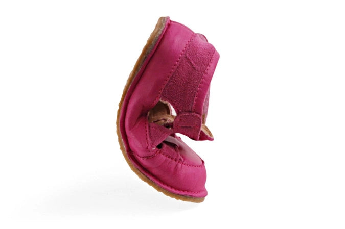 Obex Helis sandali bambini in pelle antiscivolo per estate e asilo – Rosa