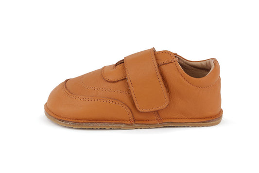 Obex Toby scarpe bambini in pelle antiscivolo per asilo e tempo libero – Marrone miele