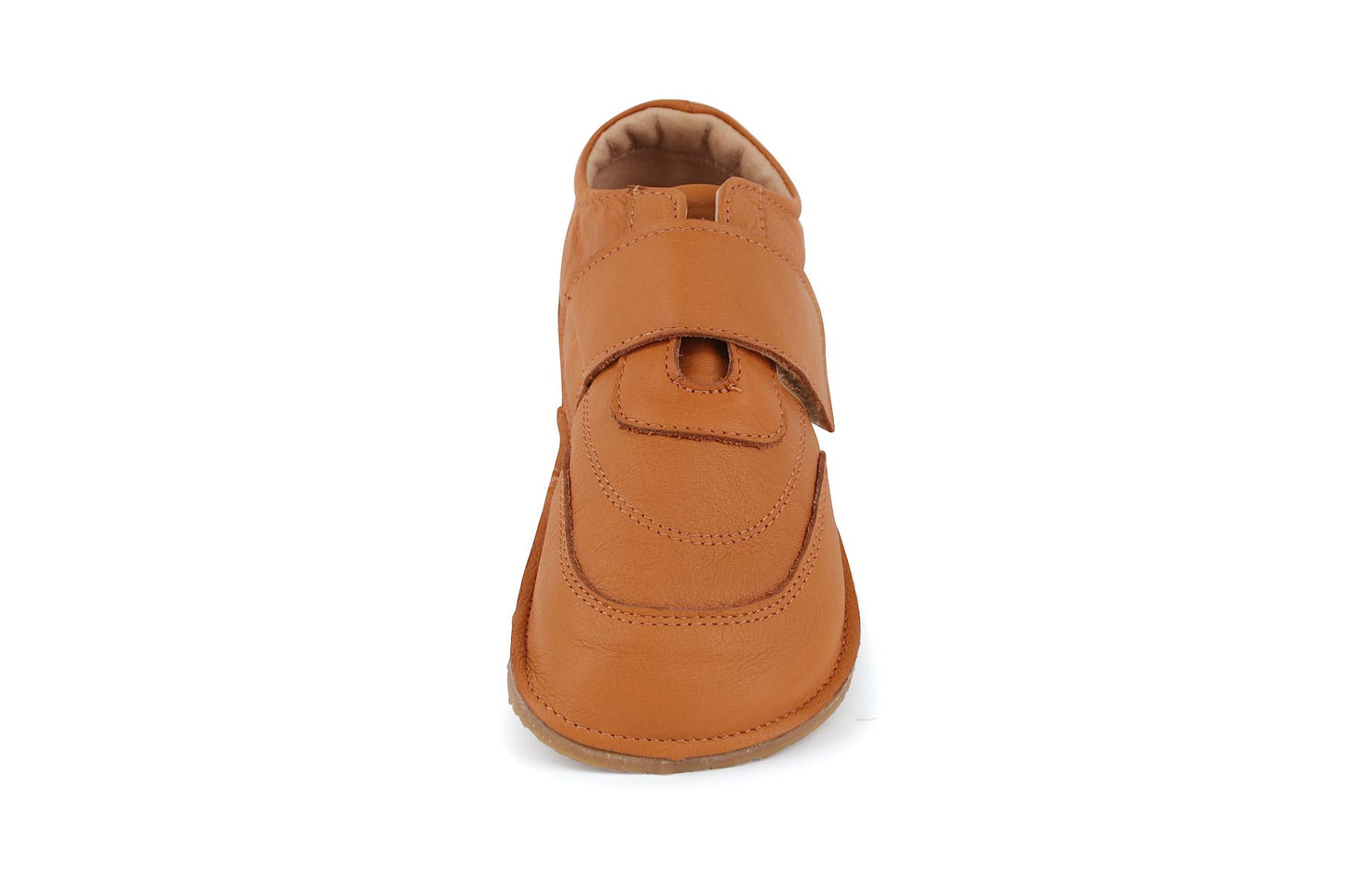 Obex Toby scarpe bambini in pelle antiscivolo per asilo e tempo libero – Marrone miele
