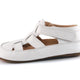Obex Helis Largo pantofole bambini in pelle per asilo e casa – Bianco