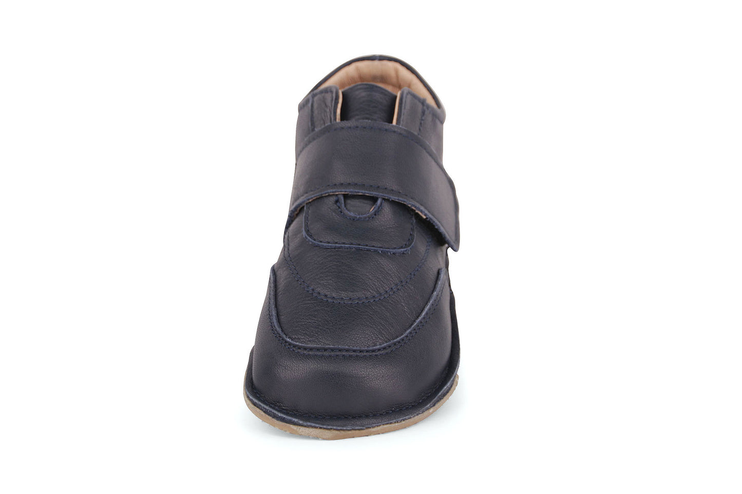 Obex Toby scarpe bambini in pelle antiscivolo per asilo e tempo libero – Blu scuro