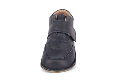 Obex Toby scarpe bambini in pelle antiscivolo per asilo e tempo libero – Blu scuro