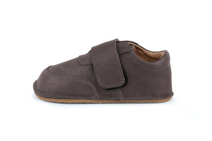 Obex Toby scarpe bambini in pelle antiscivolo per asilo e tempo libero – Grafite