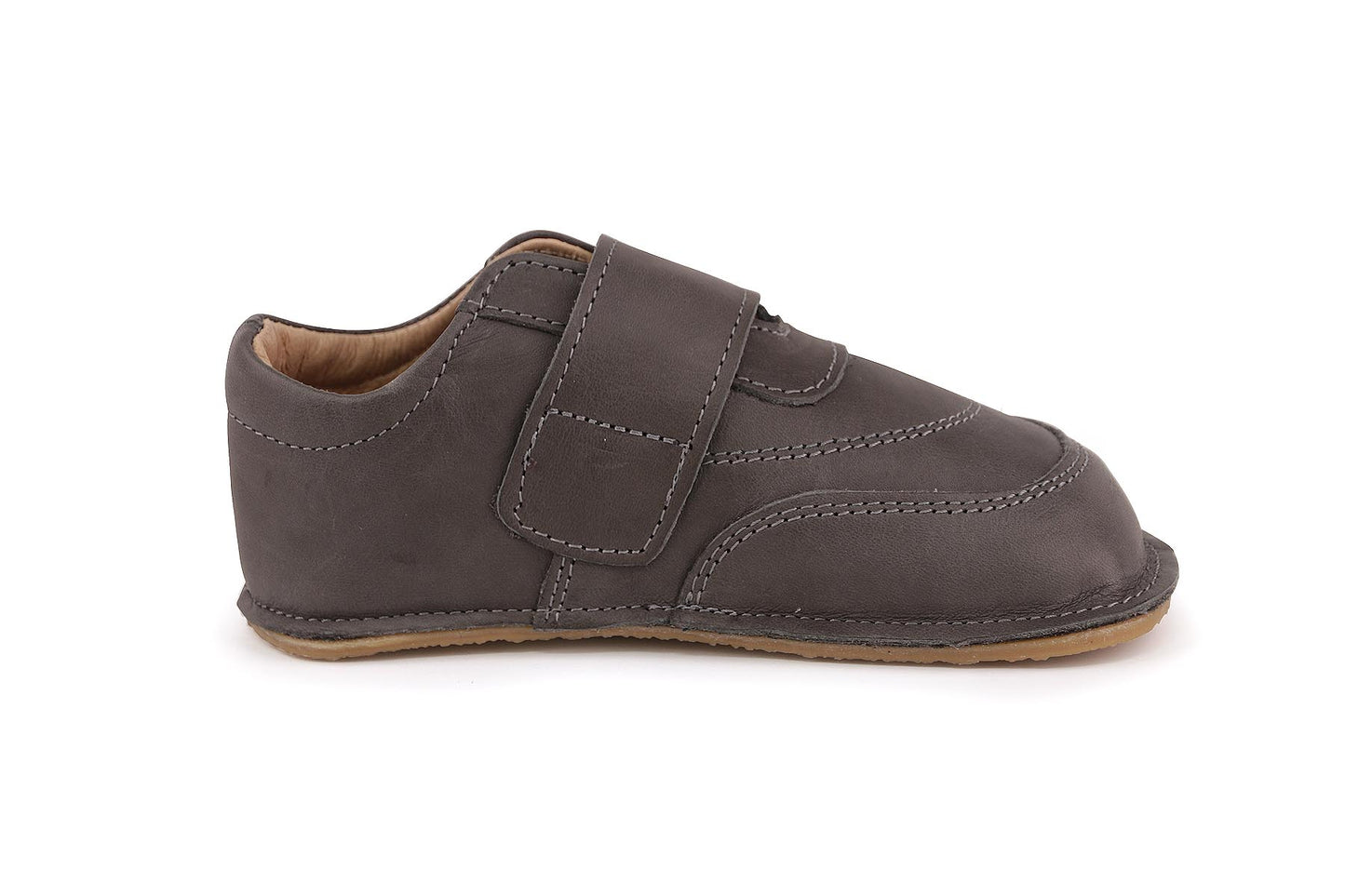 Obex Toby scarpe bambini in pelle antiscivolo per asilo e tempo libero – Grafite