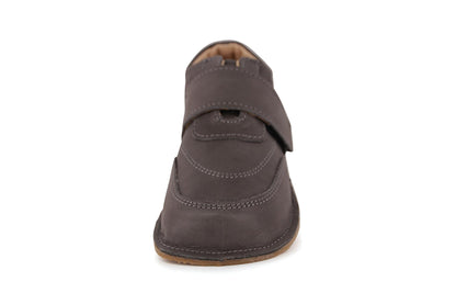 Obex Toby scarpe bambini in pelle antiscivolo per asilo e tempo libero – Grafite