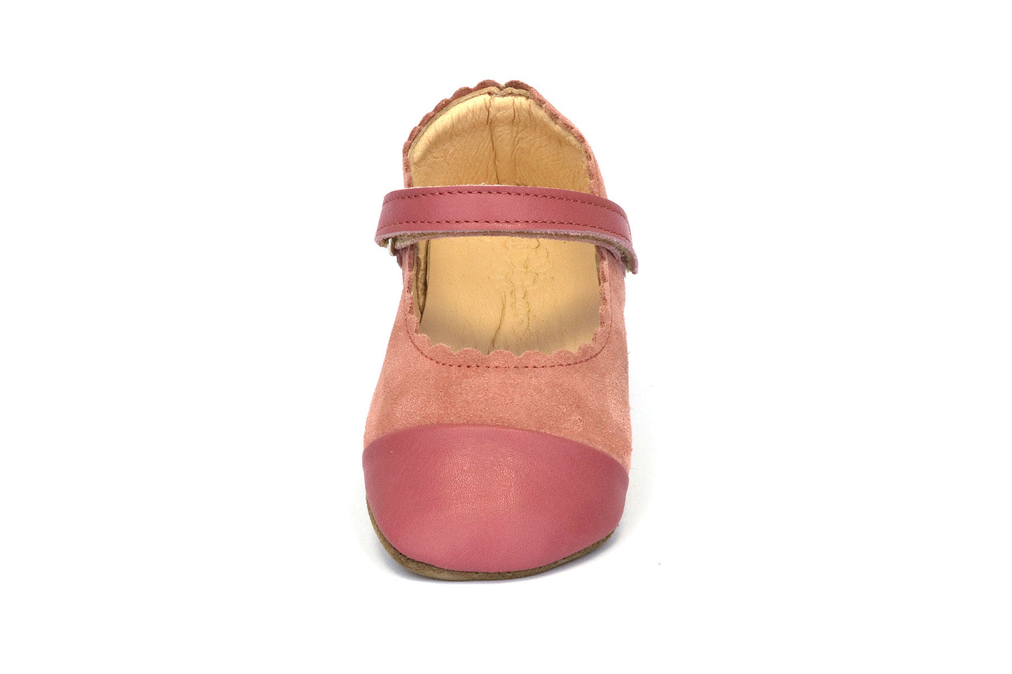Obex Balerina Interno ballerine bambina in pelle antiscivolo – Lampone