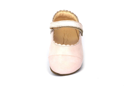 Obex Balerina Interno ballerine bambina in pelle antiscivolo – Rosa cipria