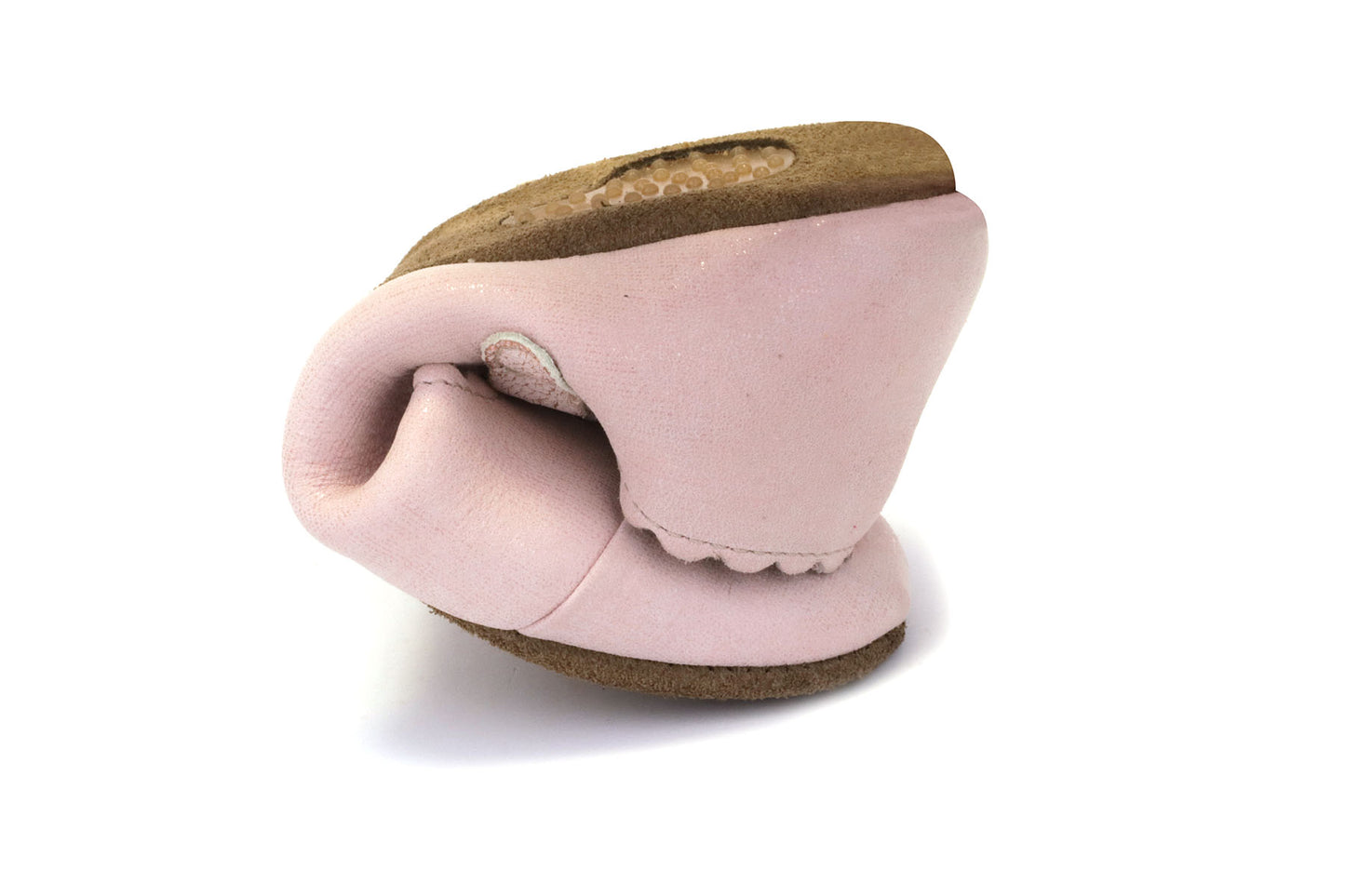 Obex Balerina Interno ballerine bambina in pelle antiscivolo – Rosa cipria