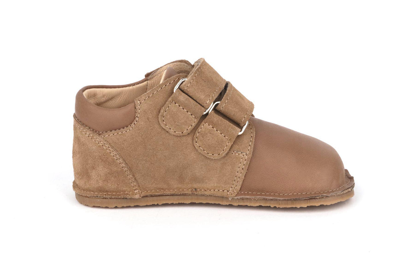 Obex Frizo stivaletti bambini in pelle antiscivolo – Caffellatte