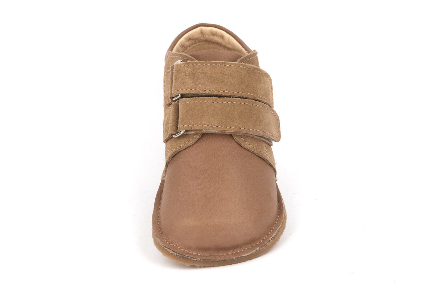 Obex Frizo stivaletti bambini in pelle antiscivolo – Caffellatte