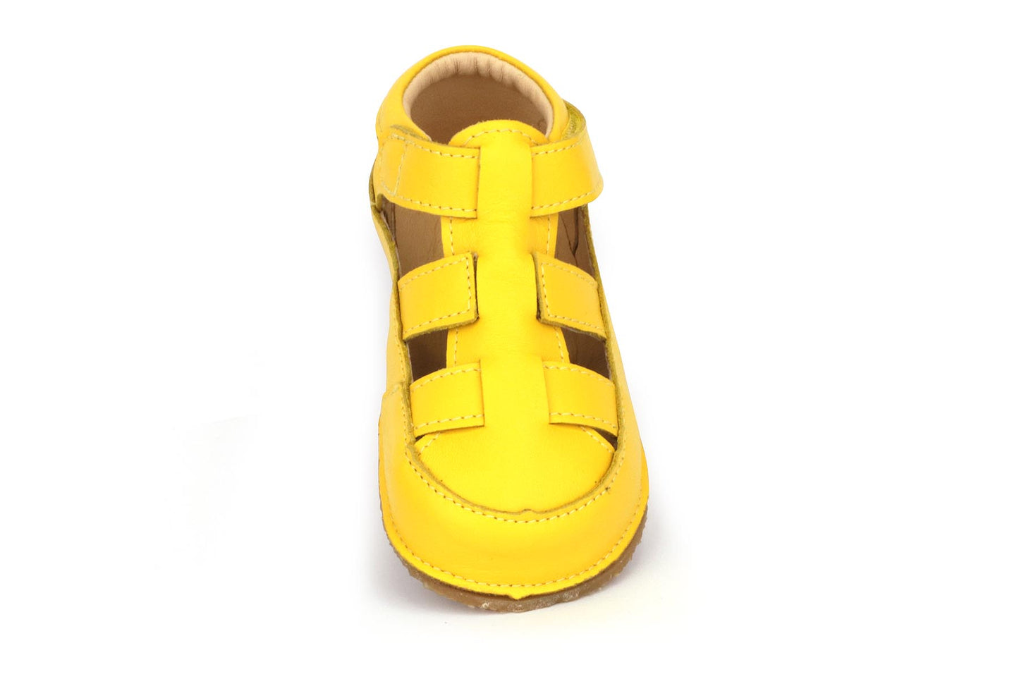 Obex Helis sandali bambini in pelle antiscivolo per estate e asilo – Giallo