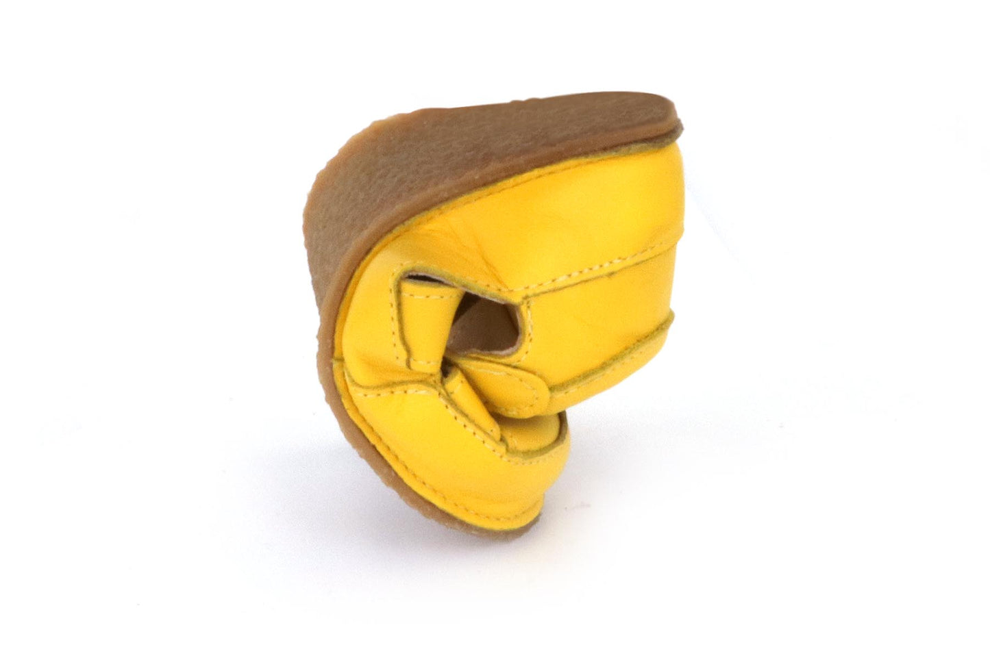 Obex Helis sandali bambini in pelle antiscivolo per estate e asilo – Giallo